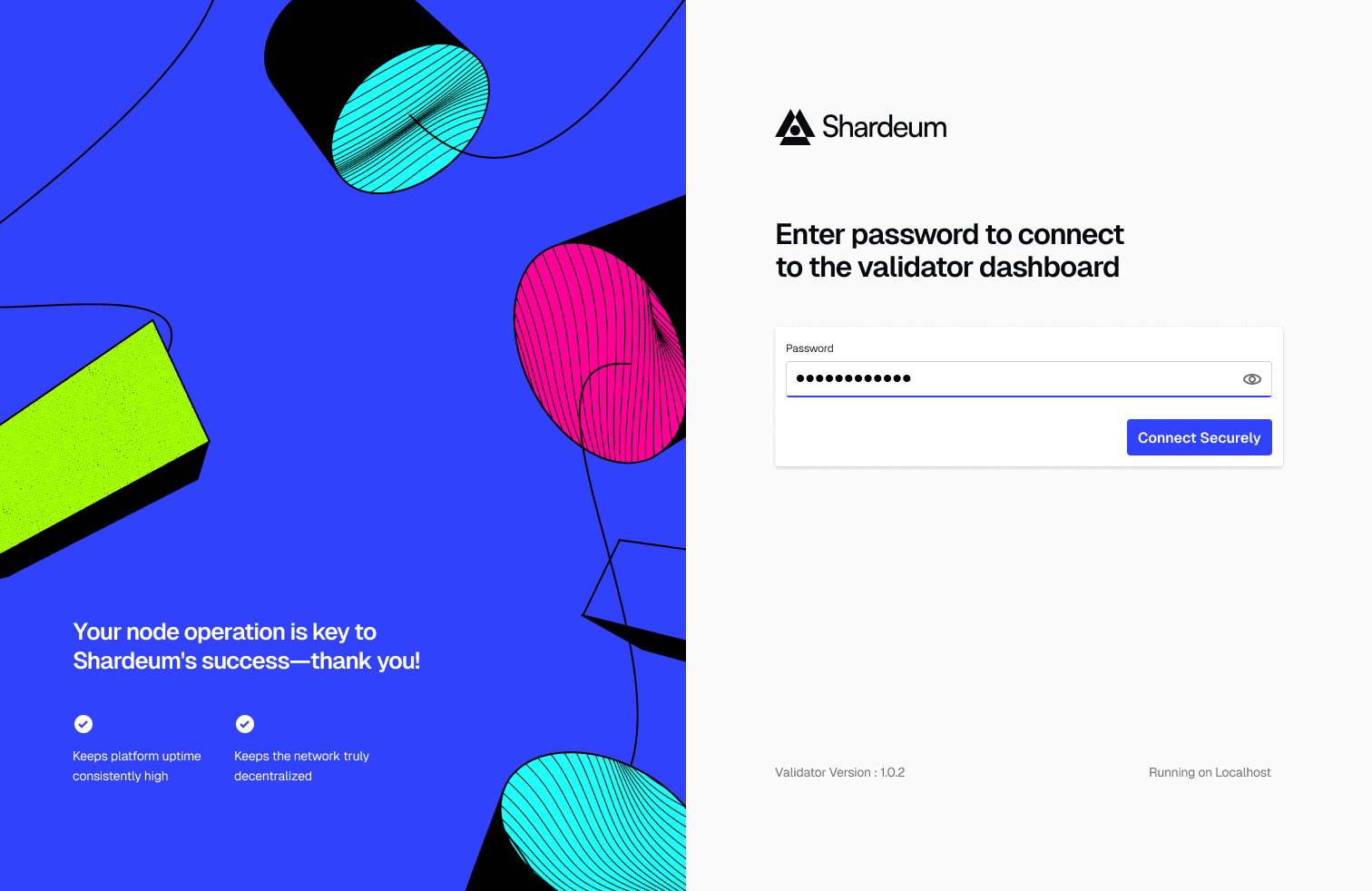 Shardeum interface