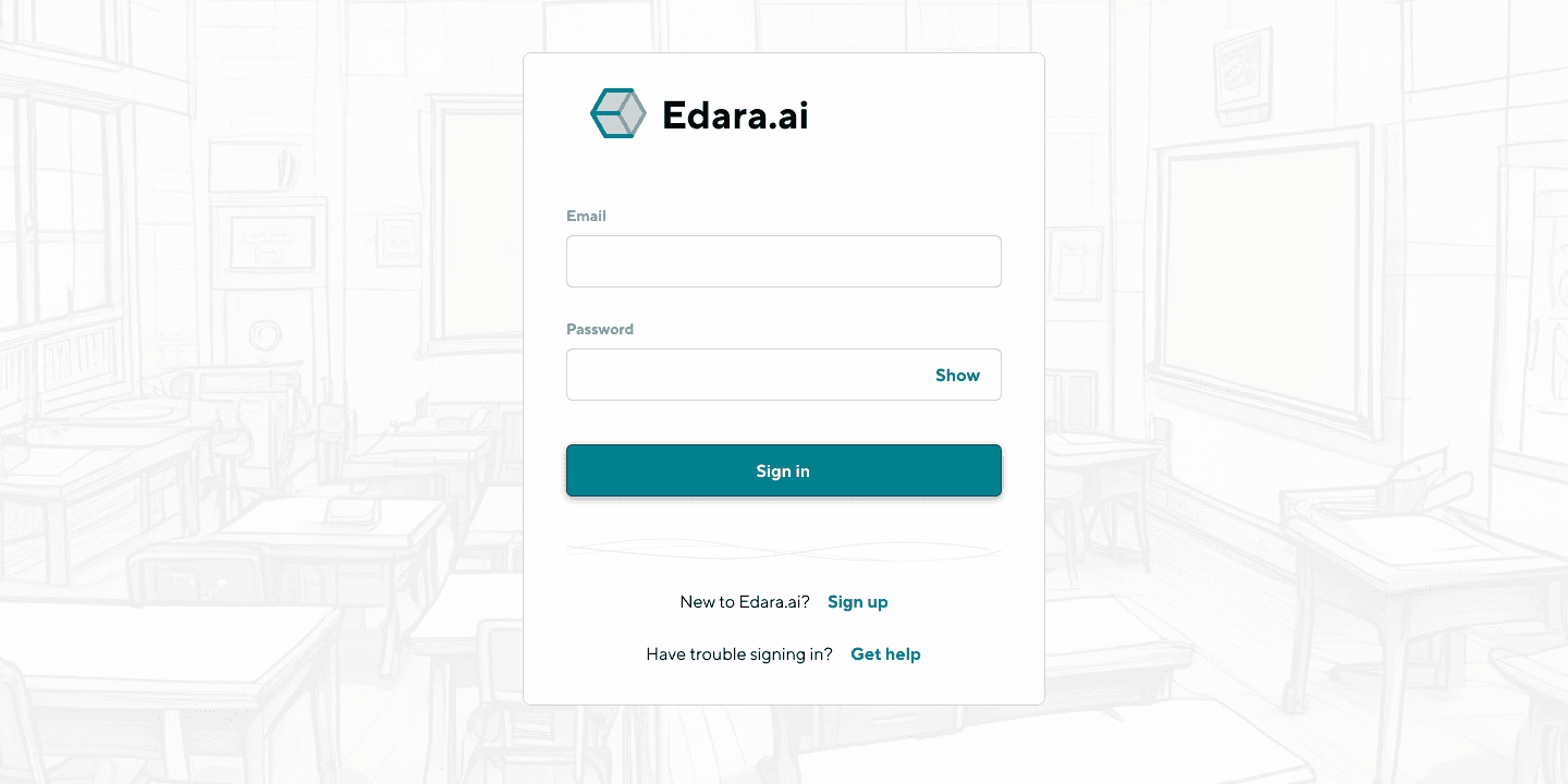 EdaraAI interface