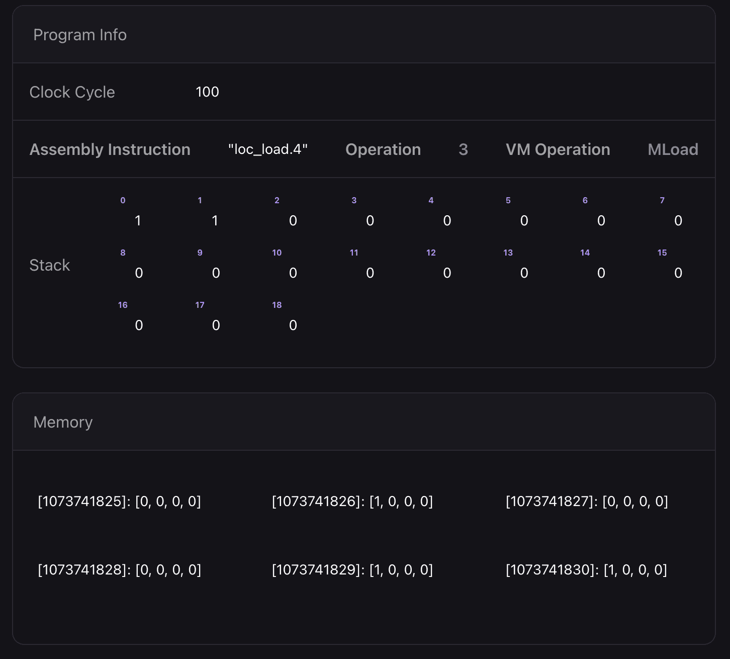 Polygon Miden interface